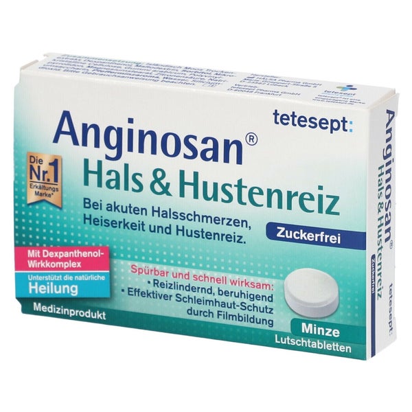 Tetesept Anginosan Hals & Hustenreiz Lutschtabletten 20 St