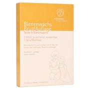 Bienenwachs Brustauflage Schafwollvlies 3 St
