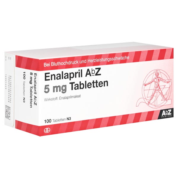 Enalapril AbZ 5 mg Tabletten 100 St