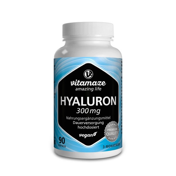 Vitamaze Hyaluronsäure 300 mg vegan 90 St