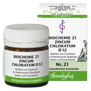Produktabbildung: Biochemie 21 Zincum chloratum D 12 Table 80 St