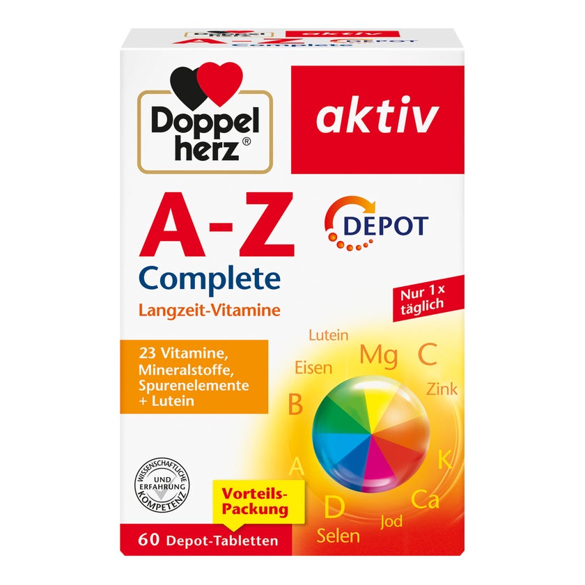 Doppelherz aktiv A-Z Depot Langzeit-Vitamine 60 St