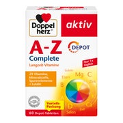 Produktabbildung: Doppelherz aktiv A-Z Depot Langzeit-Vitamine 60 St