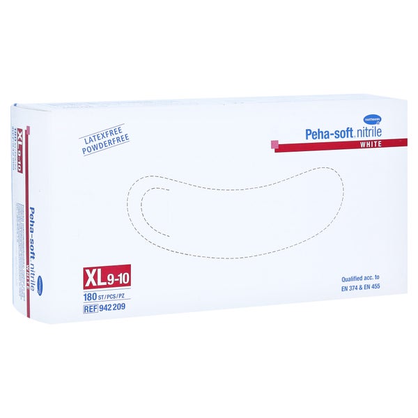 Peha-soft Nitrile White Unt.Hands.unster 180 St