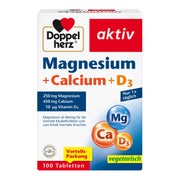 Produktabbildung: Doppelherz aktiv Magnesium + Calcium + D3 100 St
