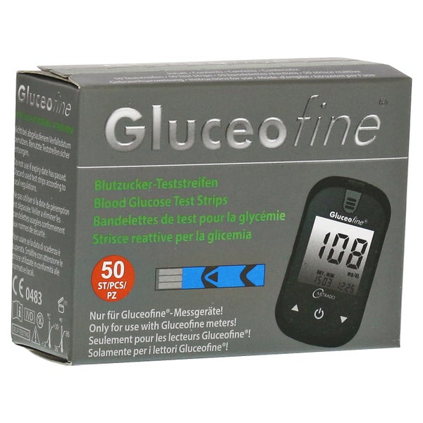 Gluceofine Blutzucker-teststreifen 50 St