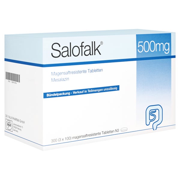 SALOFALK 500 mg magensaftresistente Tabletten 300 St