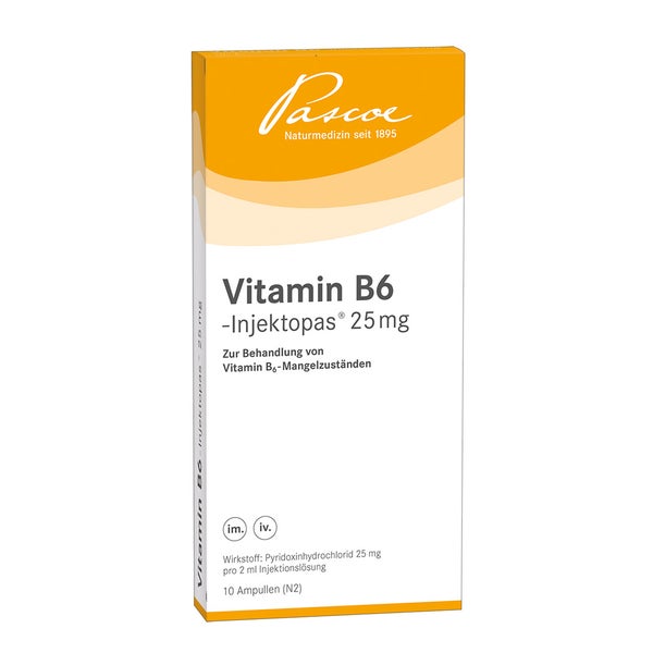 Vitamin B6 -Injektopas 25 mg 10X2 ml