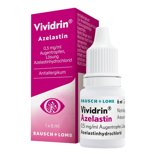 Vividrin Azelastin Augentropfen 6 ml