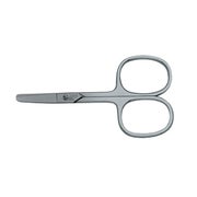 Erbe, Nagelschere, aufgebogen, glatt, vernickelt - Babyschere, stumpfe Spitze 1 St