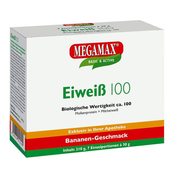 MEGAMAX Eiweiss 100  BANANE 7X30 g