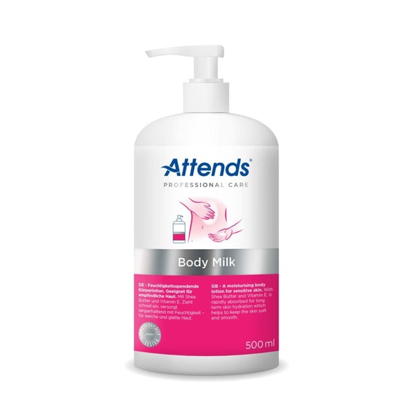 Attends Professional Care Body Milk, 500 ml, 12 Stück 12X500 ml