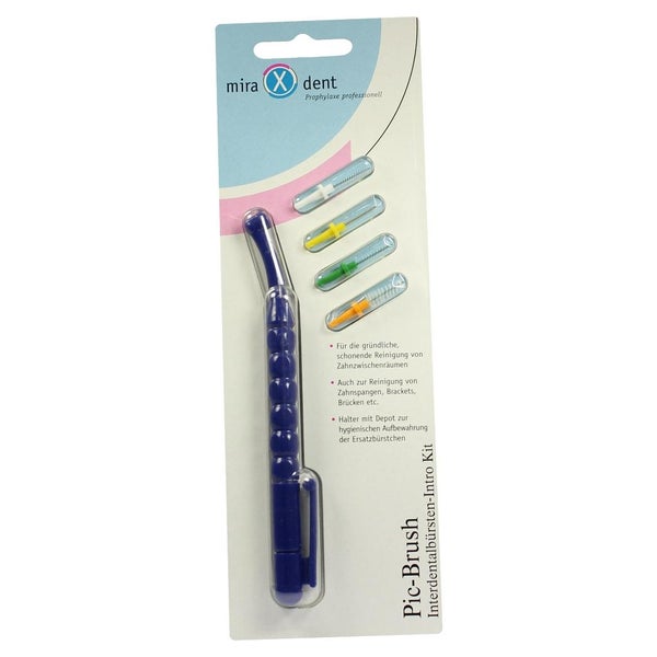 Miradent Interd.pic-brush Intro Kit blau 1 St