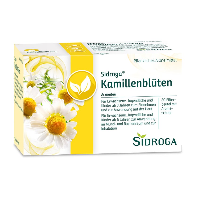 Sidroga Kamillenblüten Tee Filterbeutel 20X1,5 g