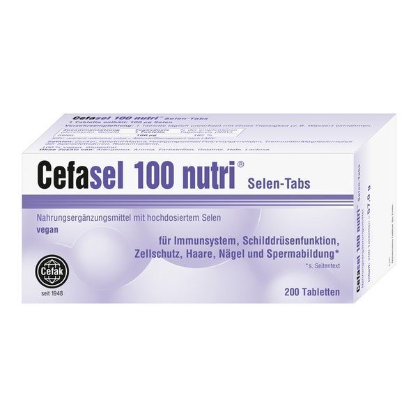 Cefasel 100 Nutri Selen-Tabs 200 St