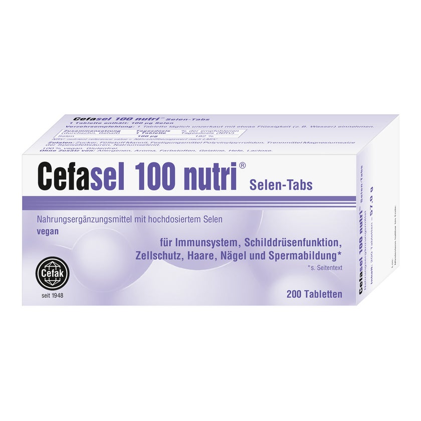 Cefasel 100 Nutri Selen-Tabs 200 St
