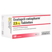 Enalapril-ratiopharm 2,5 mg Tabletten 100 St
