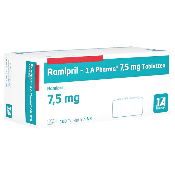 Ramipril-1a Pharma 7,5 mg Tabletten 100 St