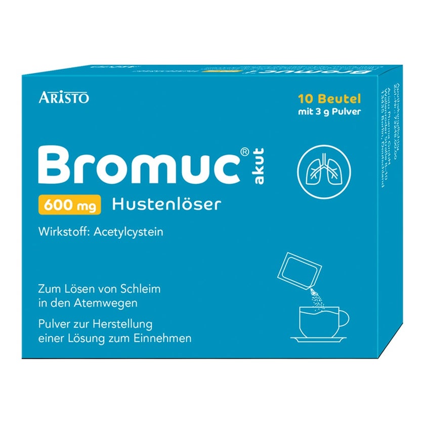 Bromuc® akut 600 mg Husenlöser 10 St