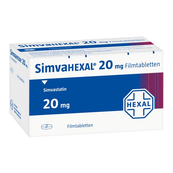 Simvahexal 20 mg Filmtabletten 100 St