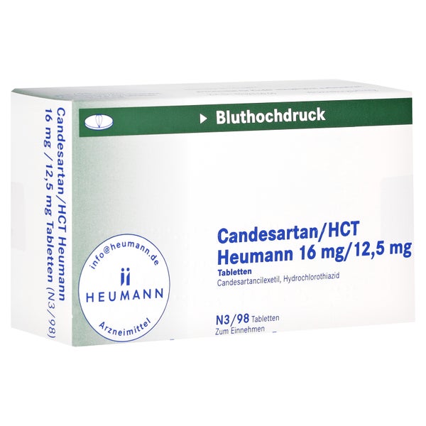 CANDESARTAN/HCT Heumann 16 mg/12,5 mg Tabletten 98 St