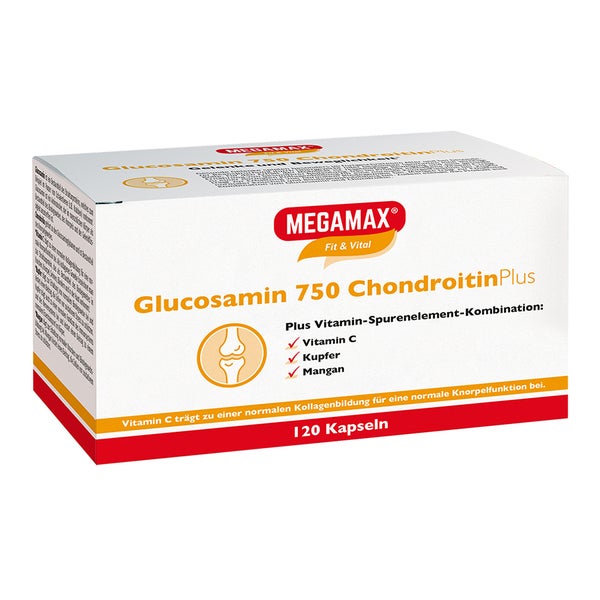 MEGAMAX Glucosamin 750 Chondroitin Plus 120 St
