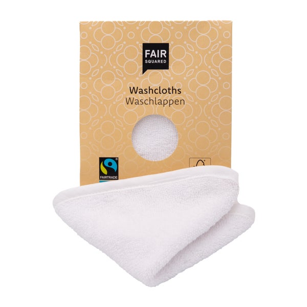 FAIR SQUARED Waschlappen 2 St
