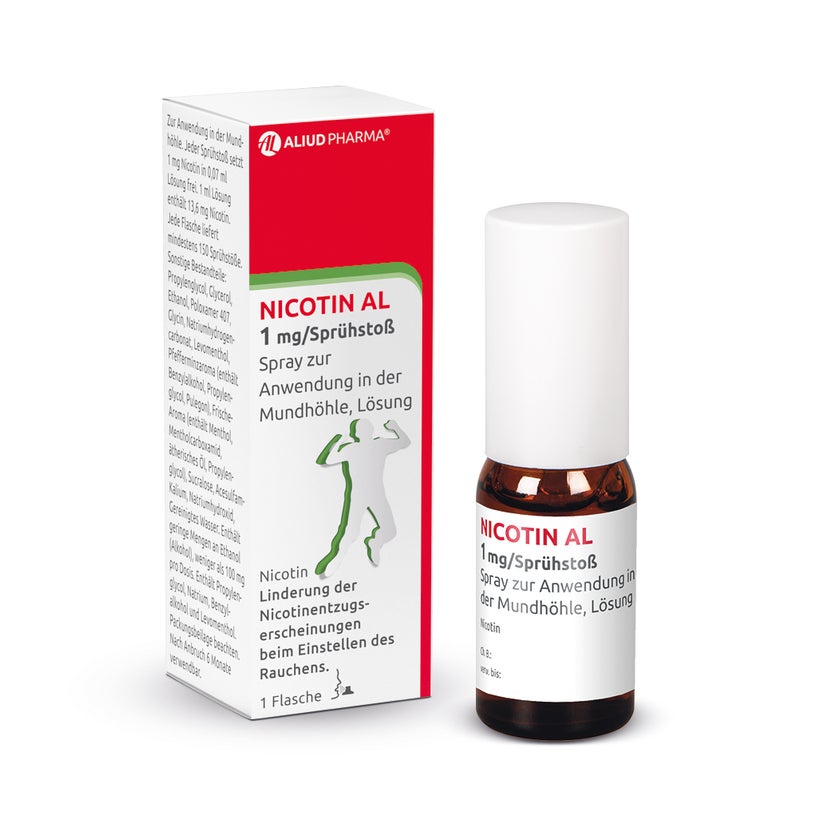 Nicotin AL 1 mg/ Sprühstoß Spray 1 St