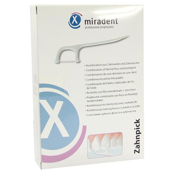 Miradent Zahnseidensticks Zahnpick 100 St
