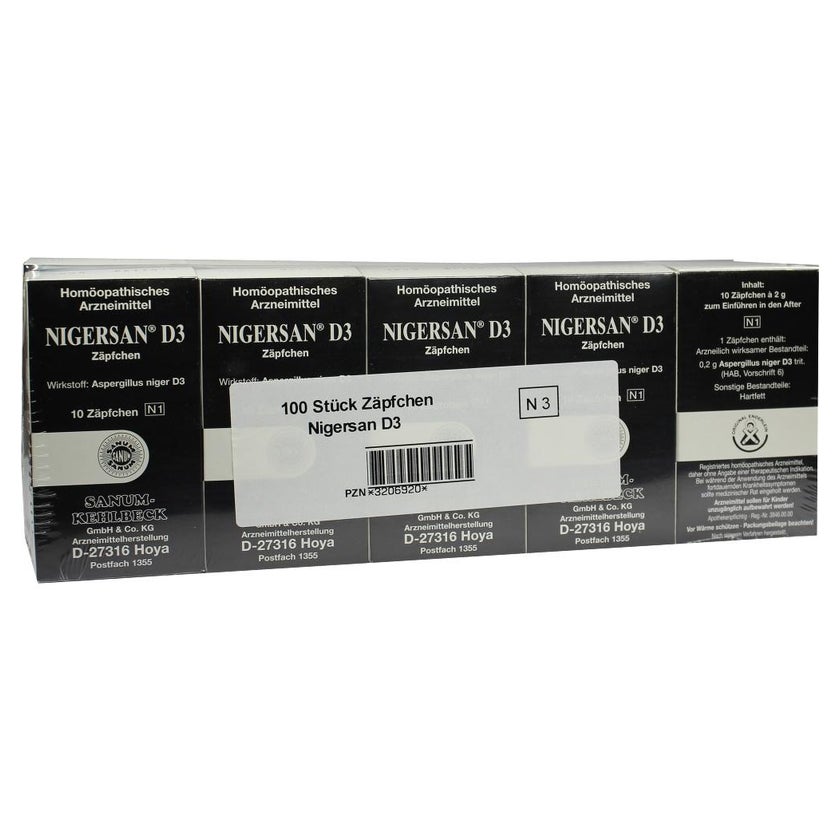 Nigersan D 3 Zäpfchen 10X10 St