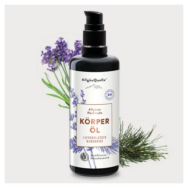 Bio Körperöl Allgäuer Nachtruhe Pflegeöl 100 ml