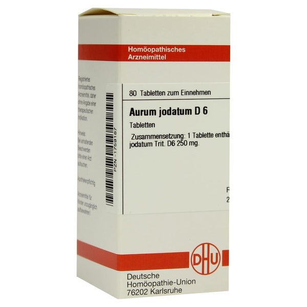 Aurum Jodatum D 6 Tabletten 80 St