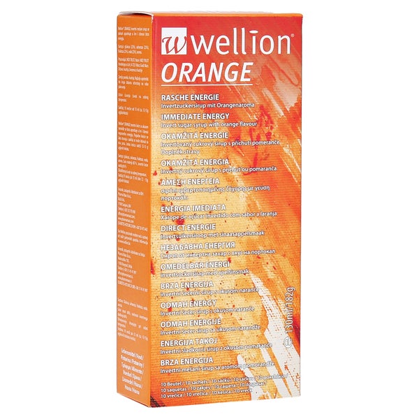 Wellion Orange Invertzuckersirup Beutel 10X13 ml