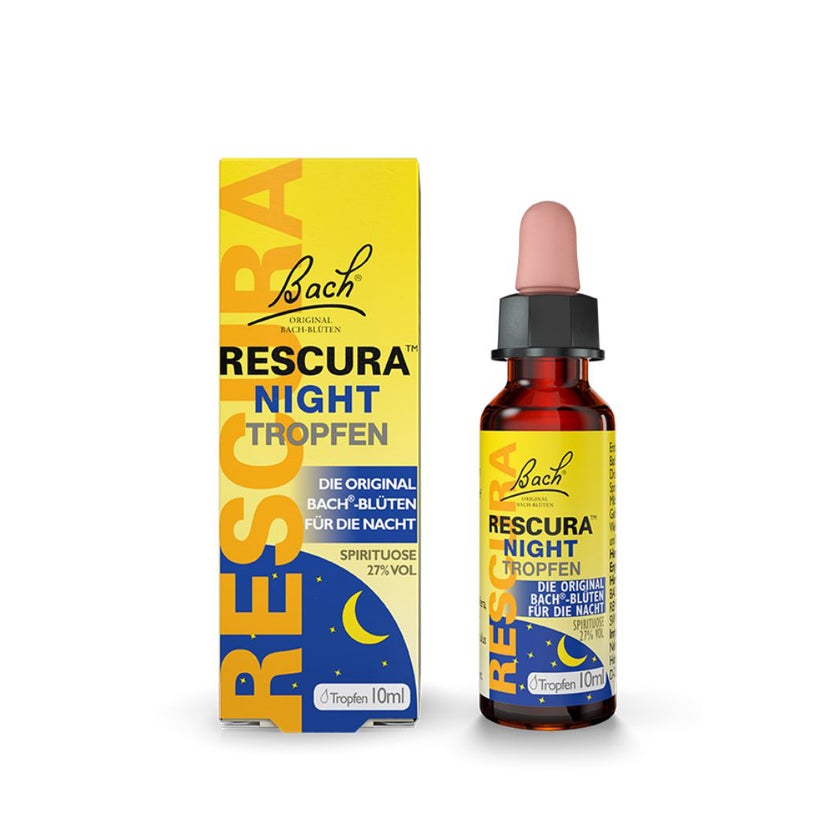 Bach RESCURA NIGHT Tropfen mit Alkohol 10 ml