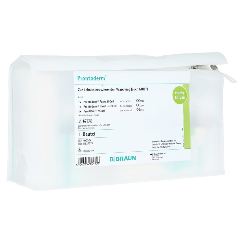 B. Braun Prontoderm Kombipackung, komplettes System zur Ganzkörperwaschung 1 P