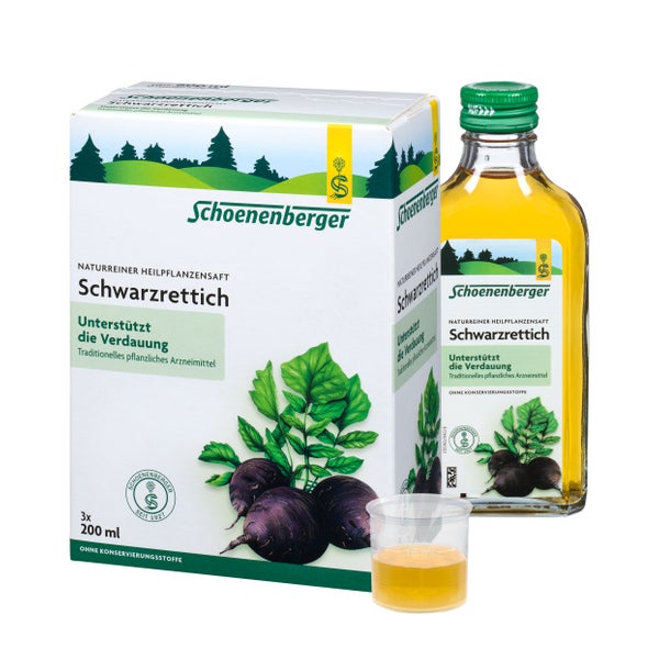 Schwarzrettich Schoenenberger Heilpflanz 3X200 ml