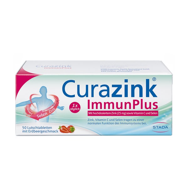 Curazink ImmunPlus Unterstüzung der Abwehrkräfte 50 St