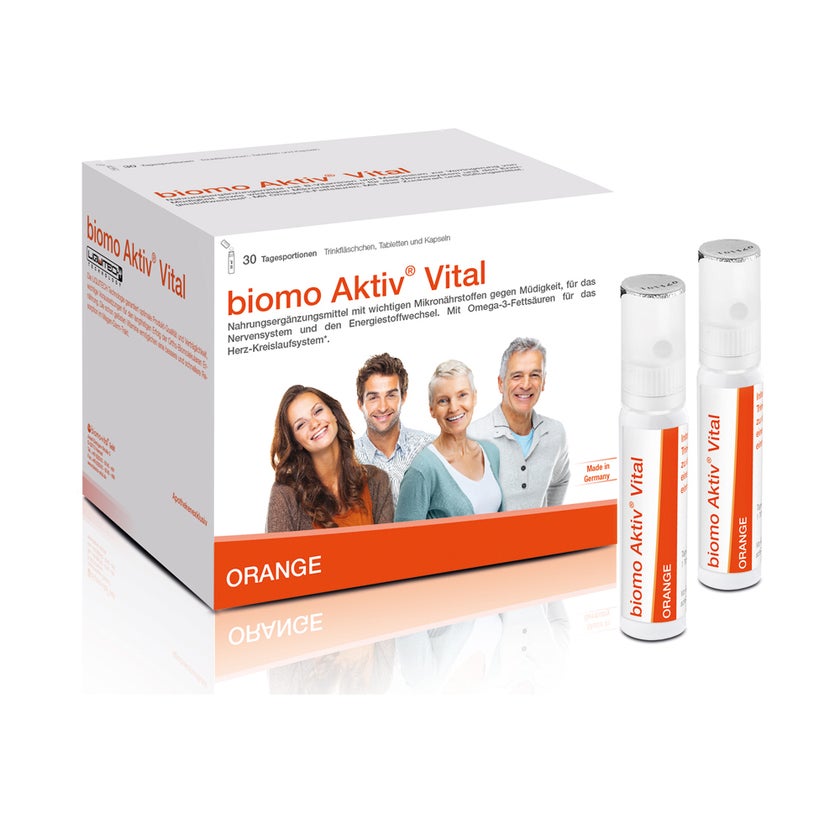 Biomo Aktiv Vital Trinkflaschen 30-Tages 1 St