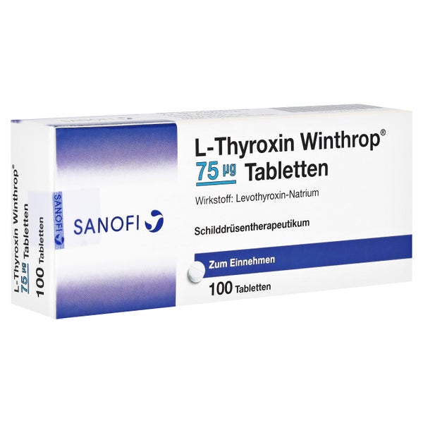 L-thyroxin Winthrop 75 µg Tabletten 100 St