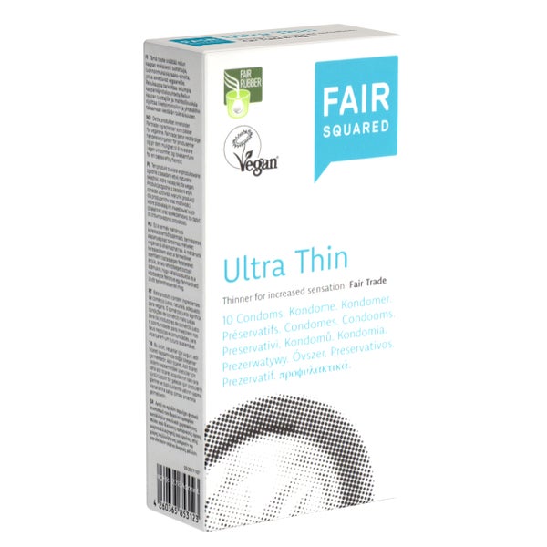«Ultra Thin» 10er Pack – Extra dünn, vegan, fair gehandelt (10 Kondome) 10 St
