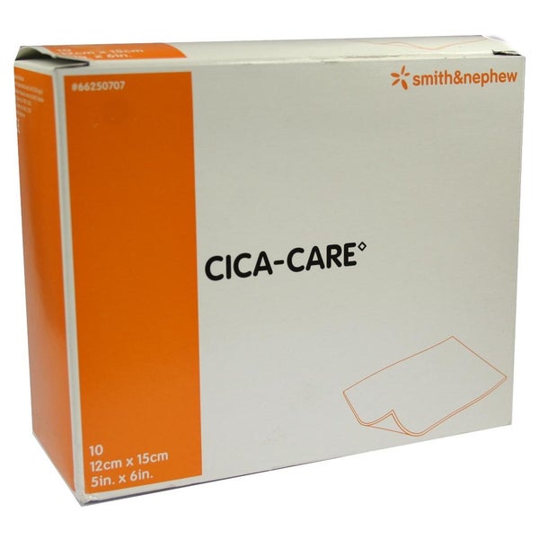 CICA CARE 12x15 cm dünne Silikongelplat. 10 St