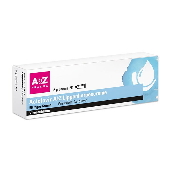 Aciclovir AbZ Lippenherpescreme 2 g