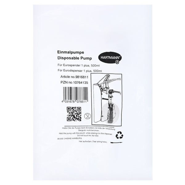 BODE Eurospender 1 plus Einmalpumpe 500 1 St