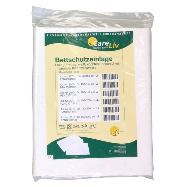 Bettschutzeinlage Folie Frottee 100x200 1 St