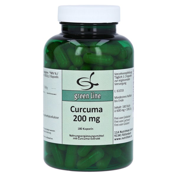 Curcuma 200 mg Kapseln 180 St