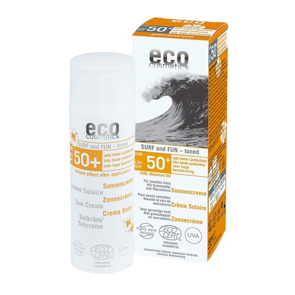 eco cosmetics SURF and FUN Sonnencreme LSF 50 50 ml