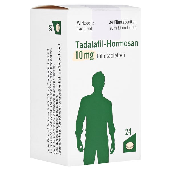 Tadalafil-hormosan 10 mg Filmtabletten 24 St