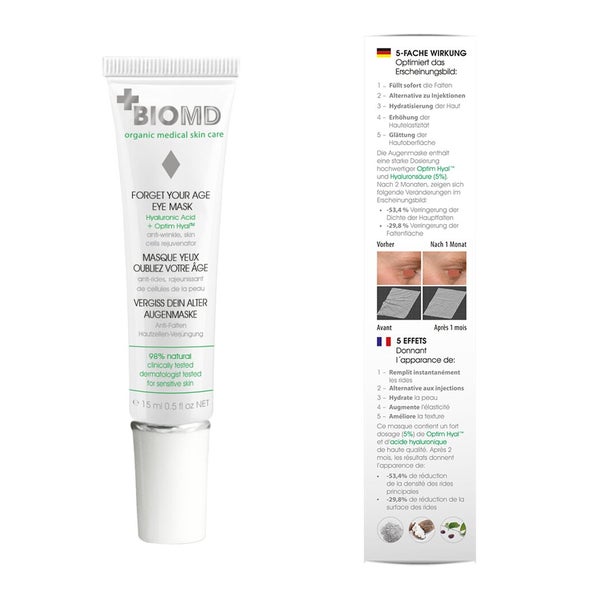 BIOMD Vergiss Dein Alter Augenmaske 15 ml