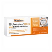 Produktabbildung: IBU ratiopharm 200 mg akut Schmerztabletten 20 St