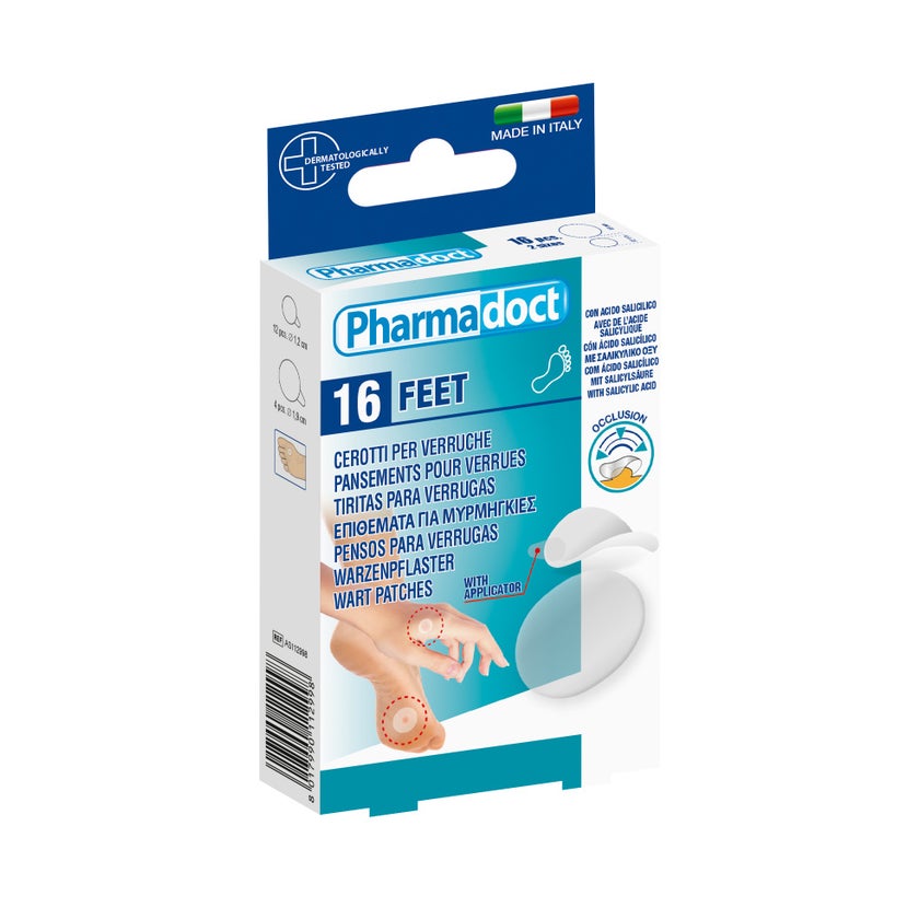 Warzenpflaster 2 Größen 16 St